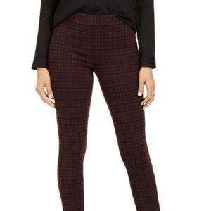 Style & Co Plaid Skinny Leggings Size XL